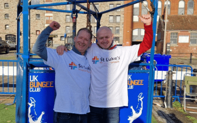 Simon and Neal Take the Leap for St Luke’s Hospice — Raising Over £1,000