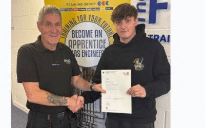 Celebrating Success: Oliver Completes Gas Engineering Operative Apprenticeship
